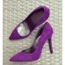 Pantofi stiletto din piele intoarsa Ultra Violet